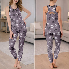 Gothic Skull Chill Art Tanktop and Legging
