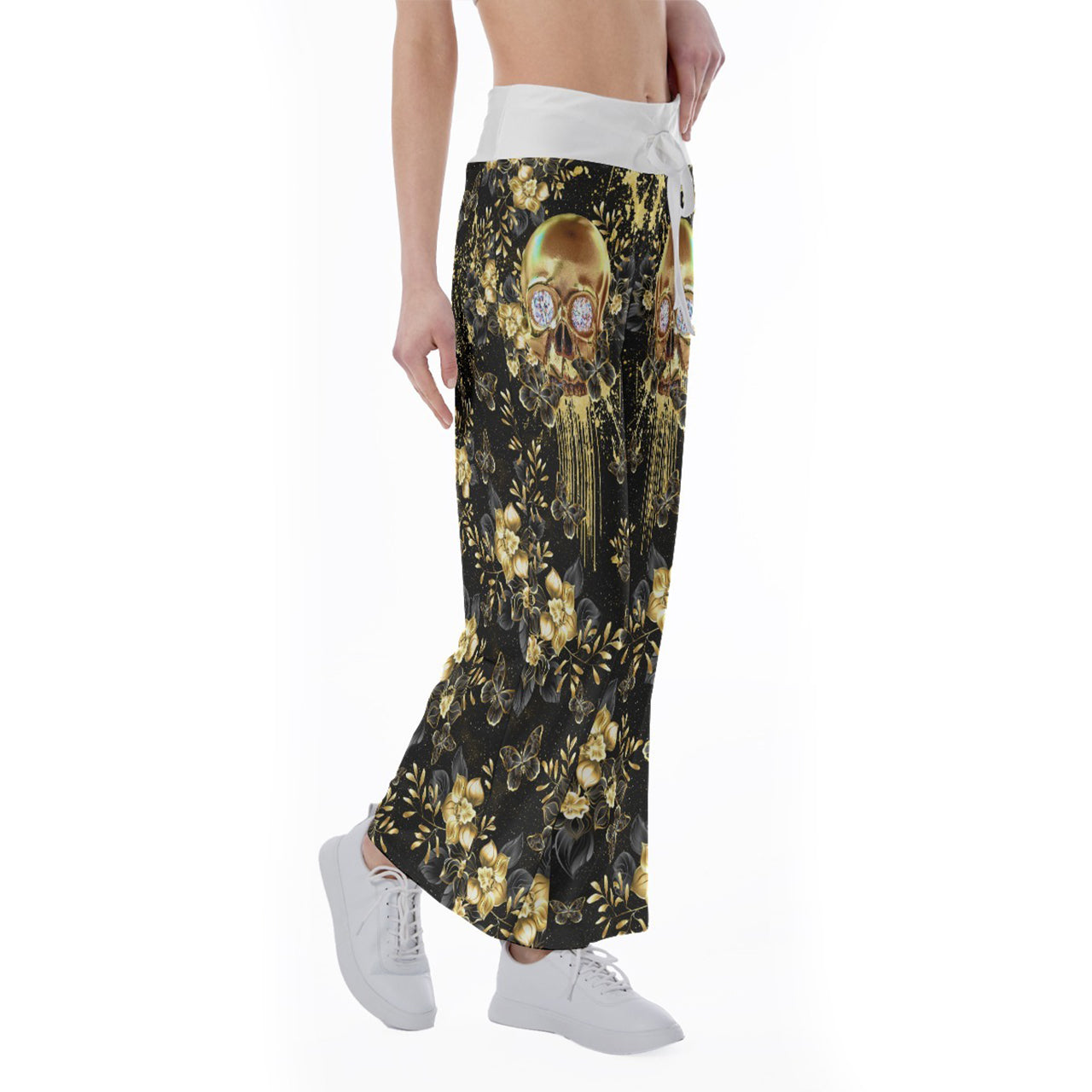 Image featuring a stylish set of women's tube top and high-waisted pants, perfect for summer outings and beachwear. The ensemble exudes a trendy and chic vibe, ideal for resort vacations, beach parties, and poolside lounging. The tube top offers a flattering silhouette, while the high-waisted pants provide comfort and style. This fashionable outfit set is a must-have for anyone looking to make a statement under the sun.