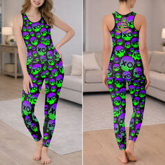 Electric Acid Skulls Tanktop and Leggings