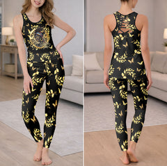 Gilded Butterfly Garden Tanktop and Leggings