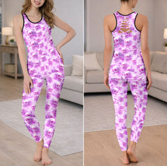 Ethereal Skull Mist Art Tanktop and Leggings