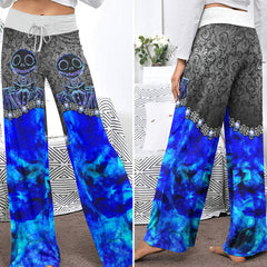 Abstract Diamond Art Women's High-waisted Wide Leg Pants