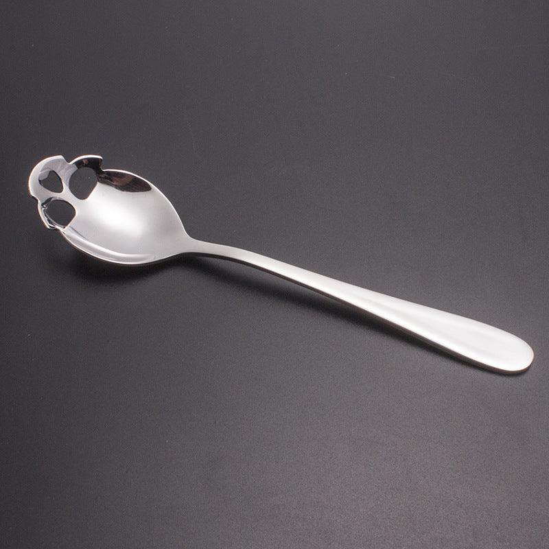 Gothic Skull-Shaped Teaspoon – Great Gift for Marketing, Punkrock, Biker & Tattoo Lovers