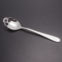 Gothic Skull-Shaped Teaspoon – Great Gift for Marketing, Punkrock, Biker & Tattoo Lovers