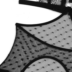 This Lace Women Body Lingerie Set features a delicate lace design that offers a seductive and alluring look. With its fancy hollow out construction, this outfit adds an unexpected touch of eroticism. Perfect for a special night or just to add some spice to your lingerie collection.