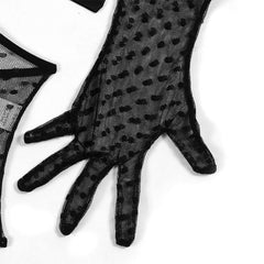 This Lace Women Body Lingerie Set features a delicate lace design that offers a seductive and alluring look. With its fancy hollow out construction, this outfit adds an unexpected touch of eroticism. Perfect for a special night or just to add some spice to your lingerie collection.