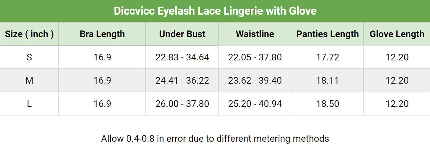 This Lace Women Body Lingerie Set features a delicate lace design that offers a seductive and alluring look. With its fancy hollow out construction, this outfit adds an unexpected touch of eroticism. Perfect for a special night or just to add some spice to your lingerie collection.