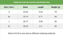 Lingerie Lace Babydoll 2 Piece Sexy Bra and Panty Sets