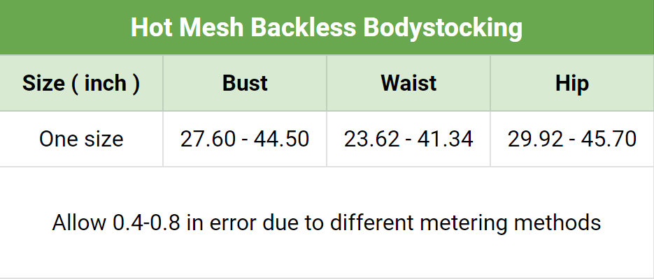 Elevate your allure with our Mesh Backless Bodystocking – Fishnet Full Body Lingerie. Embrace the intricate lace detailing that beautifully accentuates your curves while ensuring all-day comfort. Perfect for intimate moments with your partner, this chic lingerie exudes confidence and captivates interest. Step into sophistication and elevate your experience with this enchanting fishnet bodystocking.