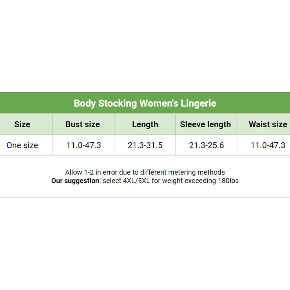 Sexy Body Stocking Women's Lingerie Bodysuit Erotic Lingerie