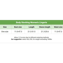 Sexy Body Stocking Women's Lingerie Bodysuit Erotic Lingerie