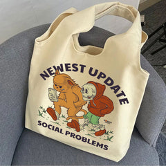 Newest Update Social Problems - Premium Tote Bag