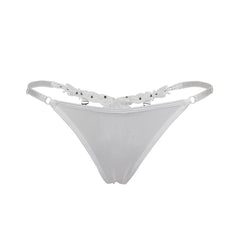 Elevate your lingerie collection with our Sexy G-string Panty, Lace Adjustable Thong. Immerse in innovative lace design for a personalized fit. Experience the fusion of Floral Lace Technology for alluring sophistication and lasting comfort. Choose dual-tone elegance with two color options to make a bold statement in your intimate wardrobe. A unique blend of style and comfort that stands out from the ordinary.