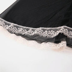 Sexy Women's Lace Nighgown, Backless Nightwear Chemise Mini Teddy