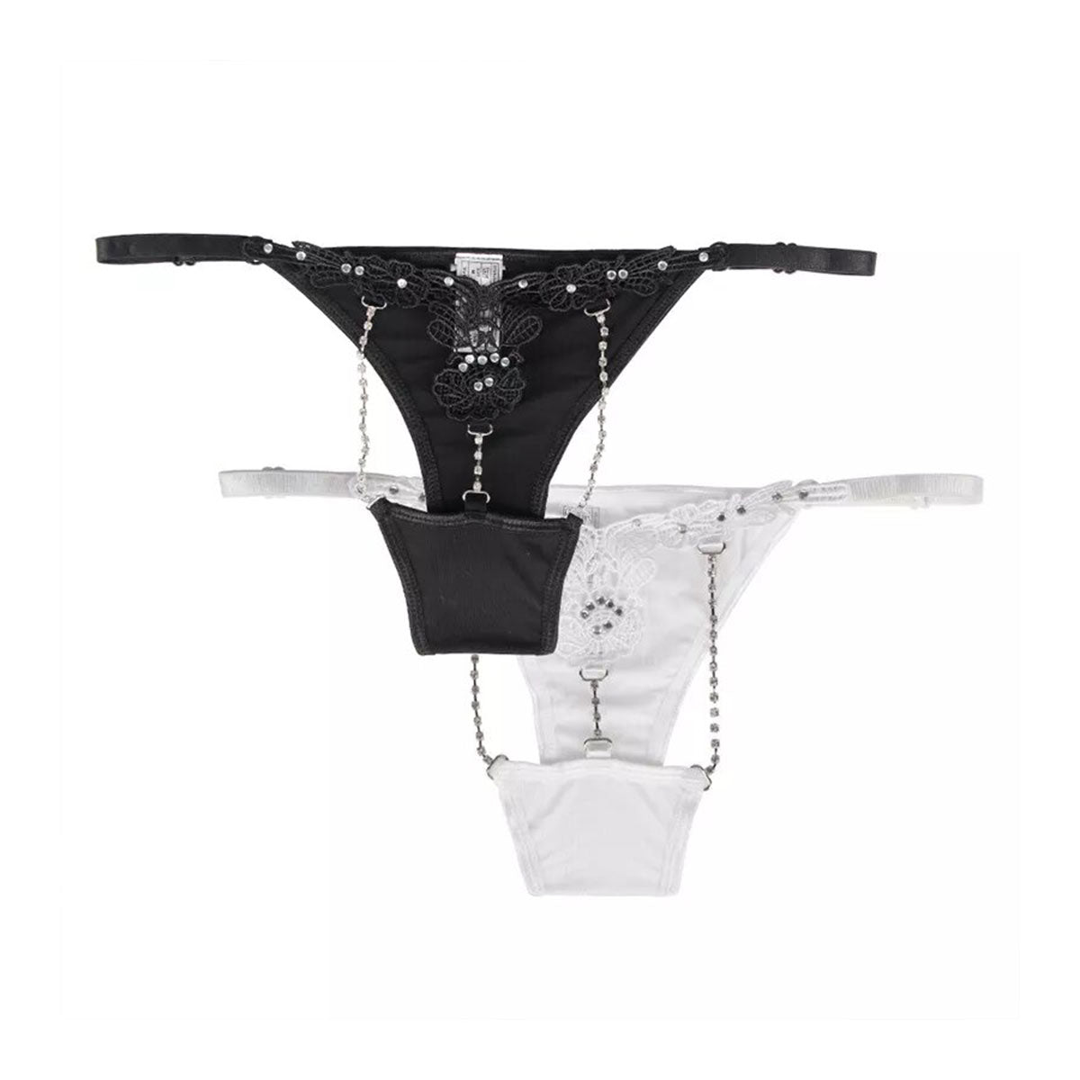 Elevate your lingerie collection with our Sexy G-string Panty, Lace Adjustable Thong. Immerse in innovative lace design for a personalized fit. Experience the fusion of Floral Lace Technology for alluring sophistication and lasting comfort. Choose dual-tone elegance with two color options to make a bold statement in your intimate wardrobe. A unique blend of style and comfort that stands out from the ordinary.