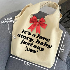 Personalized Spark Tote Bag