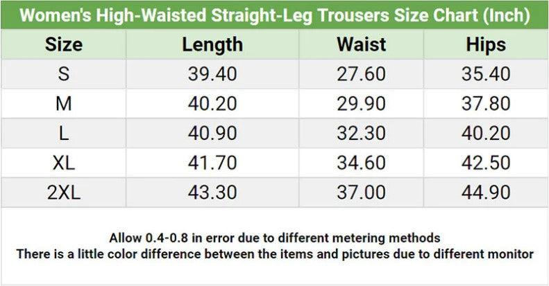 Pink Nightmare High-waisted Straight-leg Trousers For Women - Wonder Skull