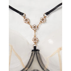 Women's Lingerie Set, Mesh Sheer See Through Panty Bra