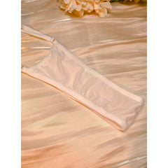 Women's Lingerie, Halter Bodysuit With Cute Bowknot Set