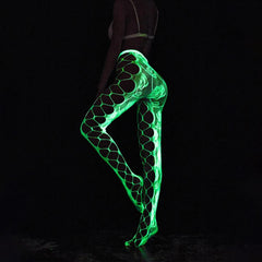 Wonder Skull glow-in-the-dark leggings are perfect for nighttime outings and parties. With bold cut-out designs and intricate mesh patterns, these leggings offer edgy sophistication. Made from flexible materials, they ensure comfort and freedom of movement. Ideal for costume parties or casual nights out, these versatile leggings are a must-have for any occasion.