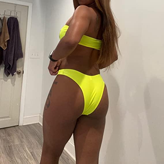 Make a splash with the Wonder Skull Neon Yellow Caution Tape Bikini Set. This bold bandeau top features a grippy lining to stay secure, while the stretchy, quick-dry fabric ensures all-day comfort. With daring caution tape and skull graphics, this supportive two-piece set is perfect for making a statement by the pool.