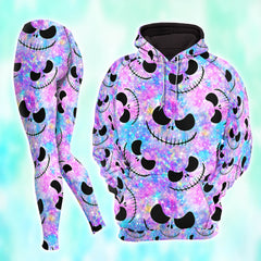 Galaxy Little Nightmare Combo Hoodie and Leggings - Dark and edgy matching set with skull designs for a unique and stylish look