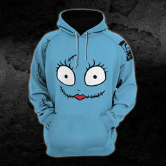 Blue Nightmare Hoodie and Leggings Set - Wonder Skull