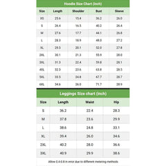 Women Hoodie and Leggings, Couple Skeleton Gothic Outwear Pants Outfit