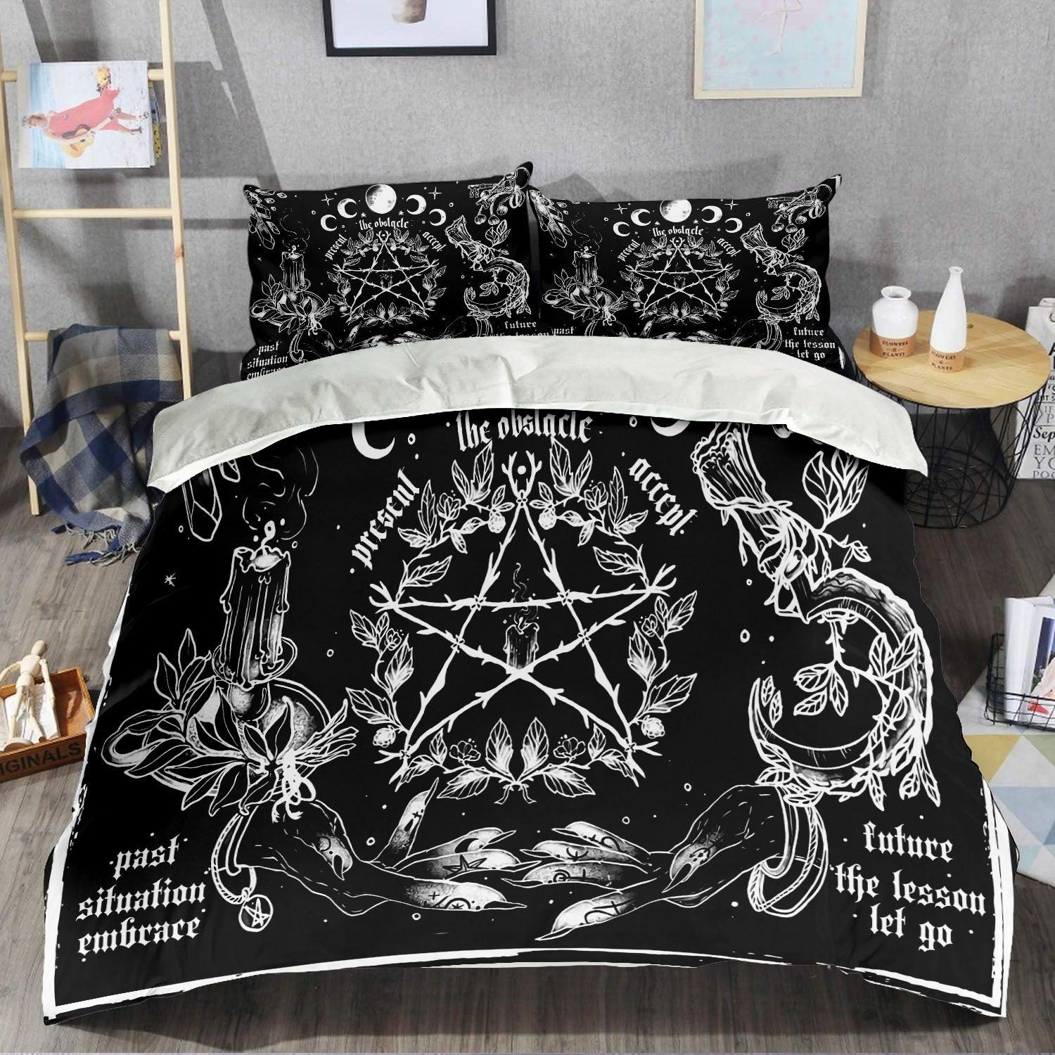 Vintage Skeleton Ouija Board Quilt & Pillow Cases - Wonder Skull