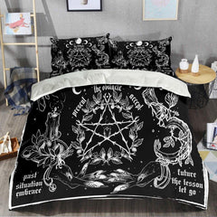 Vintage Skeleton Ouija Board Quilt & Pillow Cases - Wonder Skull