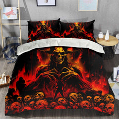 Demon Quilt & Pillow Cases - Wonder Skull