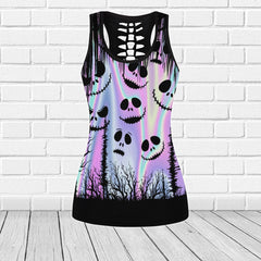 Nightmare Forest Tank Top and Leggings Set - Wonder Skull