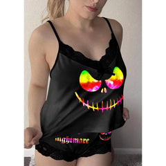 Glowing Skull Gothic Sleepwears Sets - Wonder Skull