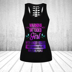 Tattooed Girl Nightmare Tank Top and Leggings Set - Wonder Skull