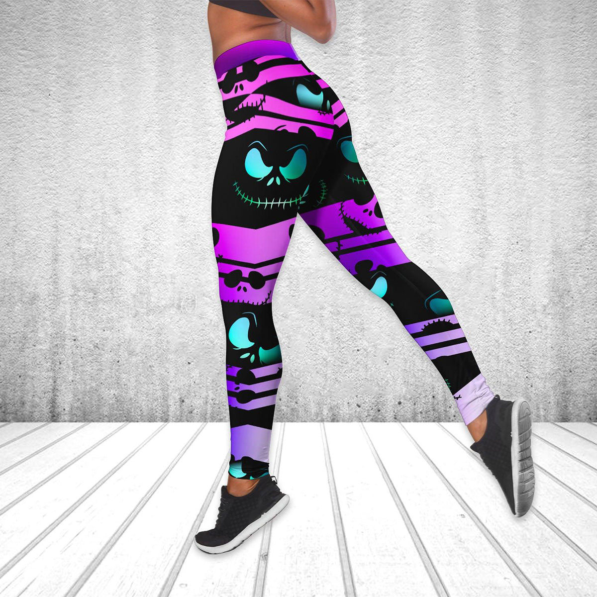 Tattooed Girl Nightmare Tank Top and Leggings Set - Wonder Skull