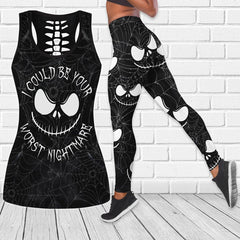 Worst Nightmare Tank Top and Leggings Set - Wonder Skull