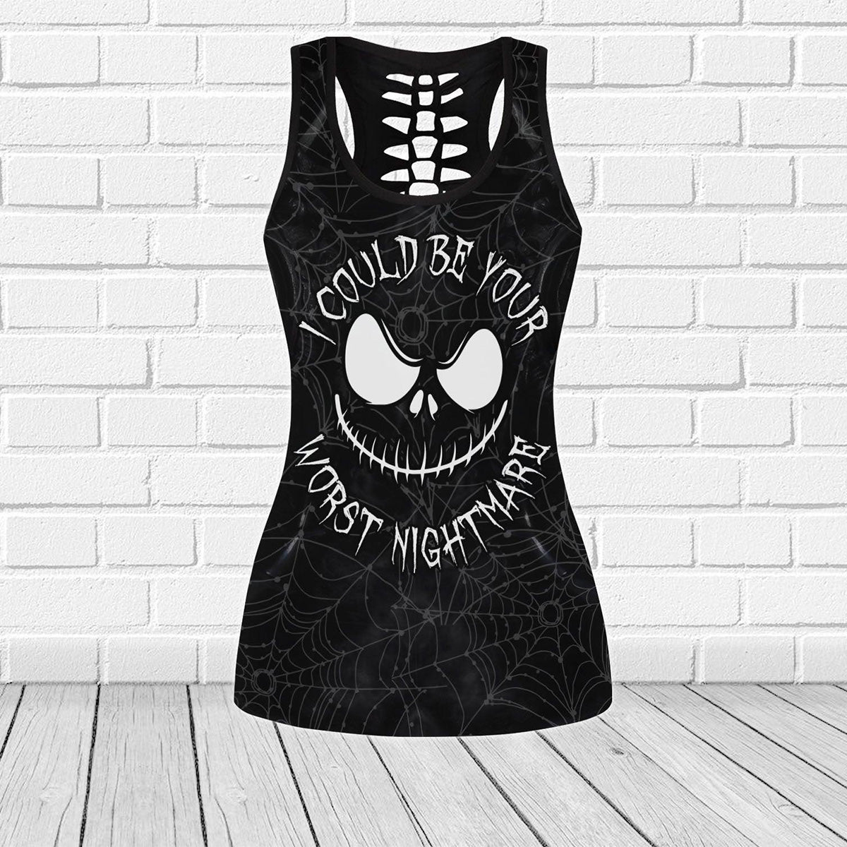 Worst Nightmare Tank Top and Leggings Set - Wonder Skull