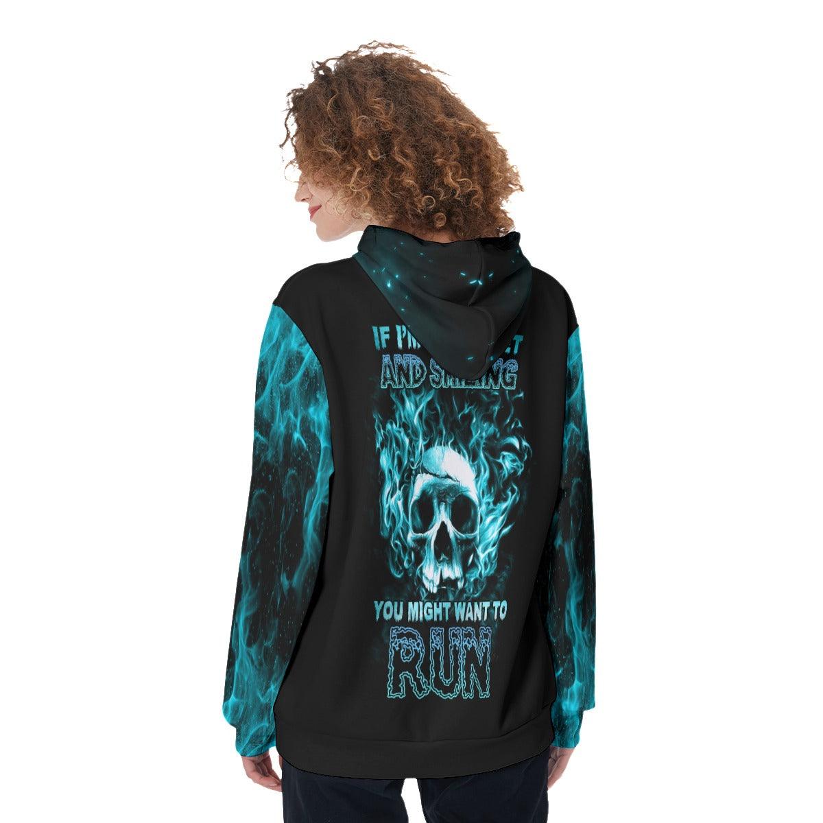 If I'm Too Quiet And Smiling Funny Hoodie For Women - Wonder Skull