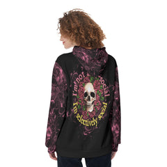 I'm Not Anti-social I'm Selectively Social Funny Hoodie For Women - Wonder Skull