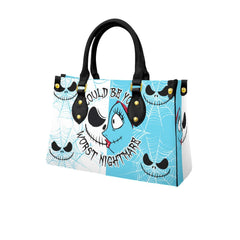Worst Nightmare Women's Tote Bag With Black Handle - Wonder Skull