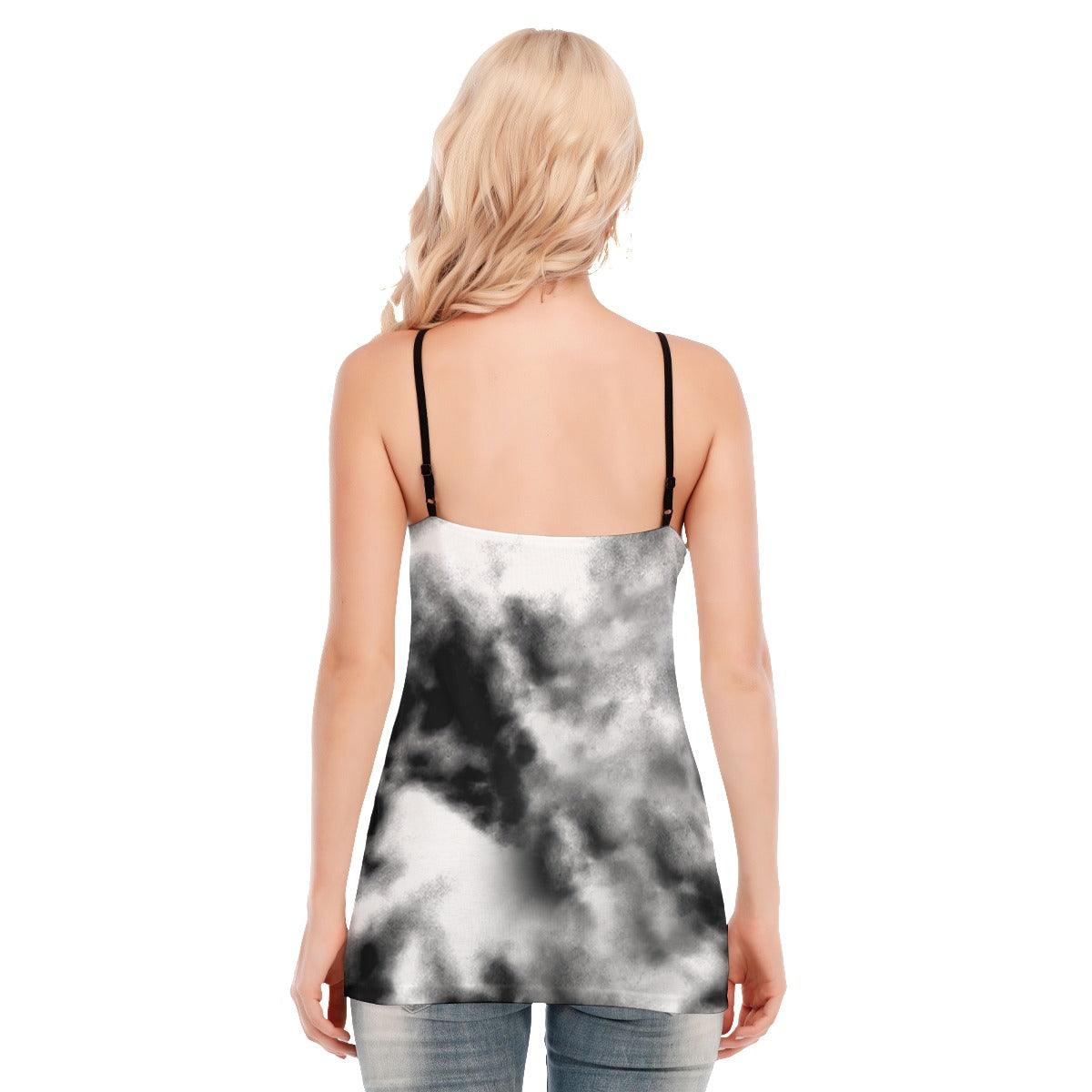 Rose Skull Fire Gothic Eyelet Lace-up Letter Dress - Wonder Skull