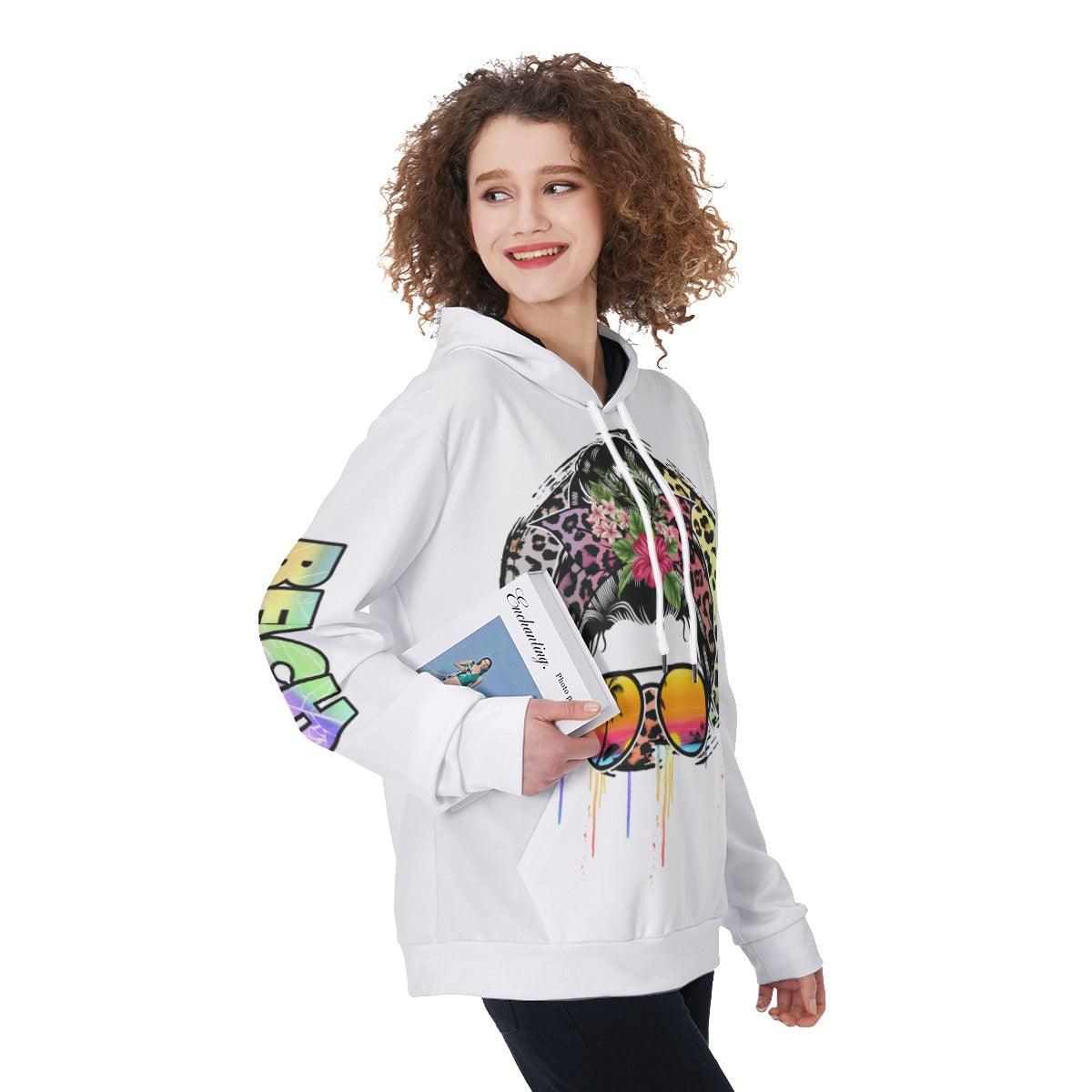 Salty Lil' Beach Funny Hoodie For Women - Wonder Skull