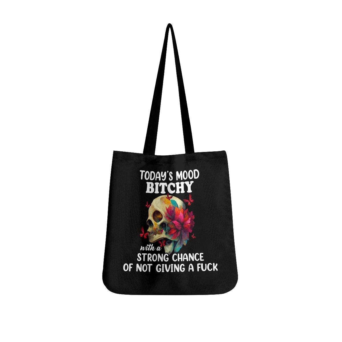 Today Mood Bitchy Tote Bags - Wonder Skull