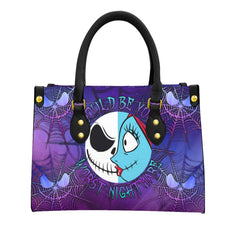 Galaxy Nightmare Women's Tote Bag With Black Handle - Wonder Skull