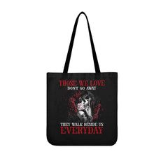 Those We Love Don't Go Away Tote Bags - Wonder Skull