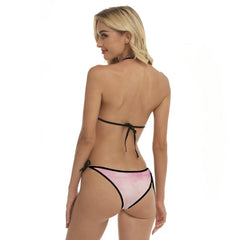 Vintage Sunflower Skull Micro Triangle Bikini Swimsuit - Wonder Skull