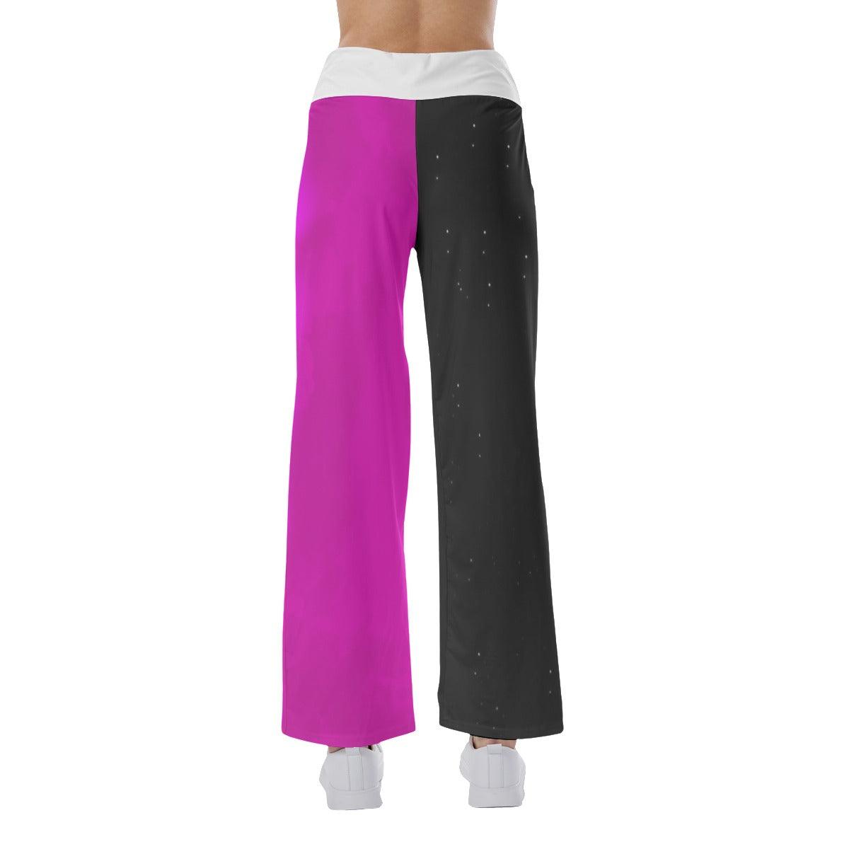 Hot Skull Face Nightmare High-waisted Straight-leg Trousers - Wonder Skull