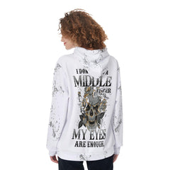 I Don't Need A Middle Finger Funny Hoodie For Women - Wonder Skull