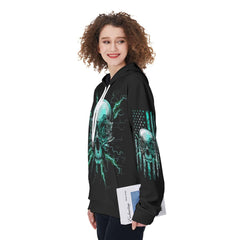 They Whispered To Her You Cannot Withstand The Storm Funny Hoodie For Women - Wonder Skull