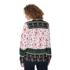 Christmas Skull Ugly Heavy Fleece Sweatshirt - Wonder Skull
